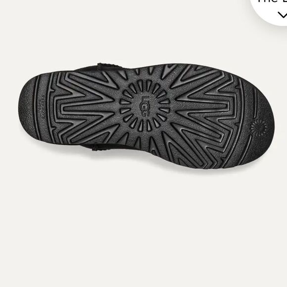 UGG Classic Ultra Mini II Black Size 7 New in Box - Picture 7 of 15